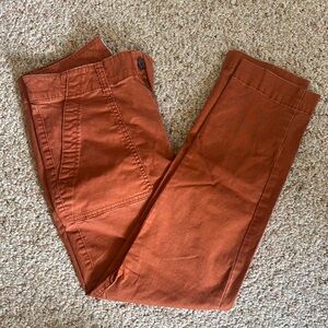 Women’s Gap Orange Girlfriend Khaki Pants